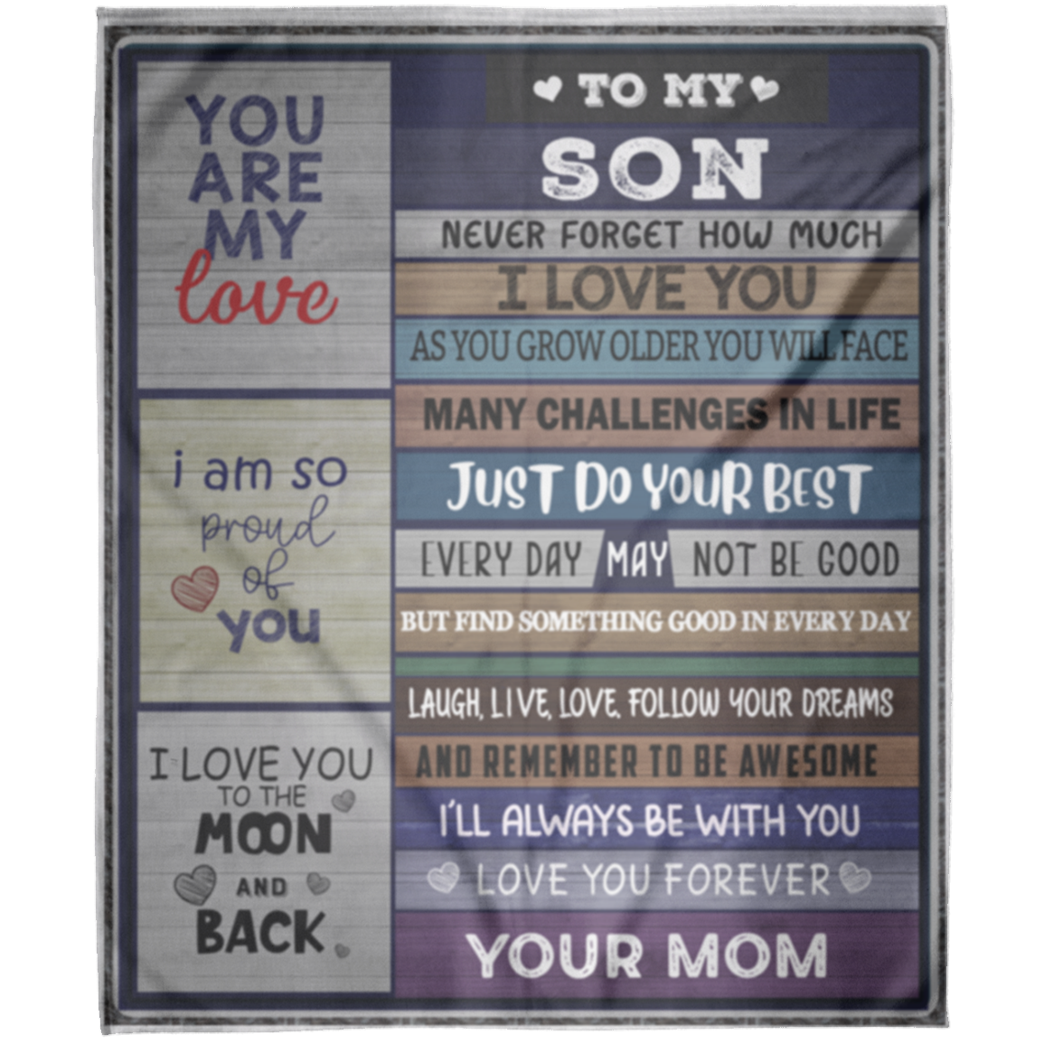 To My Son | FLM Arctic Fleece Blanket 50x60