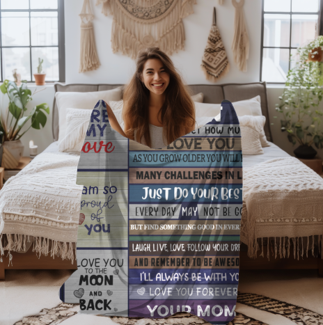 To My Son | FLM Arctic Fleece Blanket 50x60