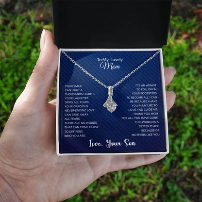 To My Lovely Mom | Thank You - Alluring Beauty necklace