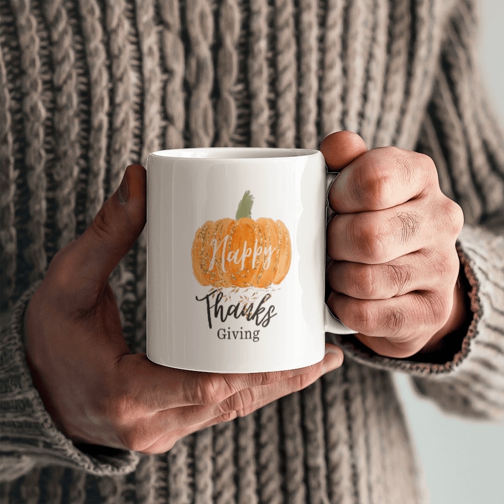 Thanksgiving | Elevate your coffee experience with our custom-made ceramic mug