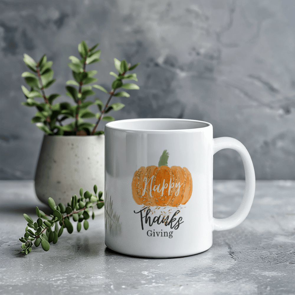 Thanksgiving | Elevate your coffee experience with our custom-made ceramic mug